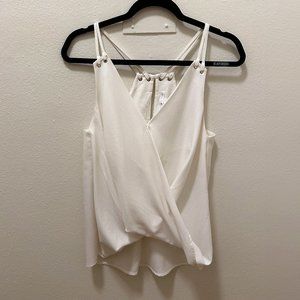 NWOT Leith Draped Front Top XS Nordstrom
